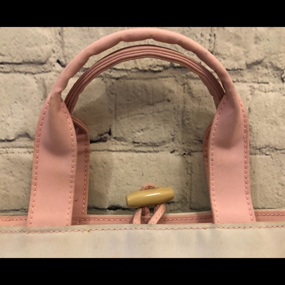EUC The Body Shop pink with Vintage photo bag - Picture 5 of 6